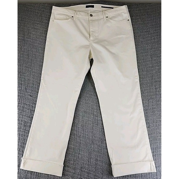 Banana Republic Girlfriend Jean Womens 33 White High Rise Skinny Denim Casual - Picture 2 of 11